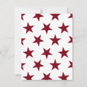 Carte De Correspondance Golden Stars Motif 7 (Dos)