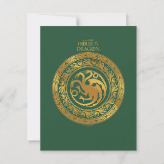 Carte De Correspondance Golden Targaryen Crest