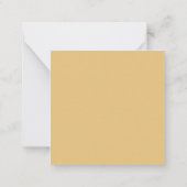 Carte De Correspondance Goldenrod Couleur Plain Élégant Professionnel Mode (Dos)