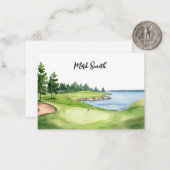 Carte De Correspondance Golf (Devant/Arrière en situation)