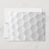 Carte De Correspondance Golf personnalisé (Dos)