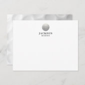 Carte De Correspondance Golf personnalisé (Devant / Derrière)