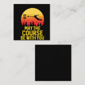 Carte De Correspondance Golf sur disque avec vous (Devant / Derrière)