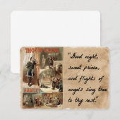 Carte De Correspondance Goodnight Sweet Prince (Devant / Derrière)