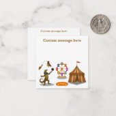 Carte De Correspondance Gordy, goanna juggler (Devant/Arrière en situation)