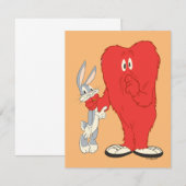 Carte De Correspondance Gossamer Holding BUGS BUNNY™ (Devant / Derrière)