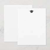 Carte De Correspondance Graduate notecard (Devant / Derrière)