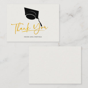 Carte De Correspondance Graduation 2024 Casquette Grad Merci