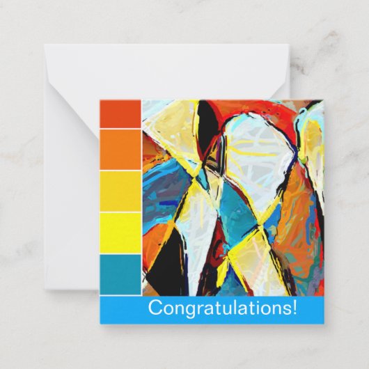 Carte De Correspondance Graffiti du milieu du siècle (Devant)