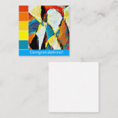 Carte De Correspondance Graffiti du milieu du siècle (Devant / Derrière)