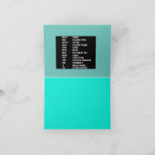 Carte de correspondance, grammaire (Intérieur)