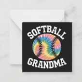 Carte De Correspondance Grand-mère de softball (Devant)