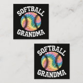 Carte De Correspondance Grand-mère de softball (Devant / Derrière)