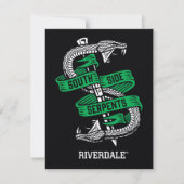 Carte De Correspondance Graphique des serpents du côté sud (Devant)