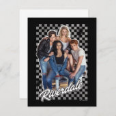 Carte De Correspondance Graphique du groupe Retro Riverdale (Devant / Derrière)