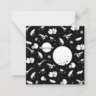 Carte De Correspondance Grenouilles dans l'espace