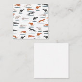 Carte De Correspondance Greyhound Motif (Devant / Derrière)