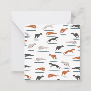 Carte De Correspondance Greyhound Motif