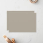Carte De Correspondance Gris-beige (Devant/Arrière en situation)