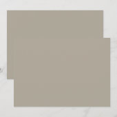 Carte De Correspondance Gris-beige (Devant / Derrière)