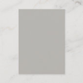 Carte de correspondance grise-beige tendance (Devant)