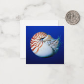 Carte De Correspondance Gros Plan De Chambres Nautilus (Devant/Arrière en situation)