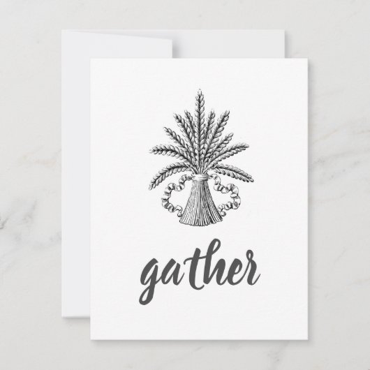 Carte De Correspondance Groupe de blé (Devant)