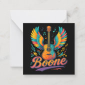 Carte De Correspondance Guitare Boone (Devant)