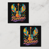 Carte De Correspondance Guitare Boone (Devant / Derrière)