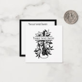 Carte De Correspondance guitare cool ajouter texte fractionné amoureux de (Devant/Arrière en situation)