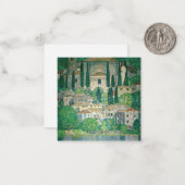 Carte De Correspondance Gustav Klimt - Église à Cassone (Devant/Arrière en situation)