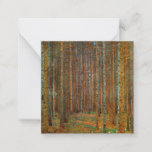 Carte De Correspondance Gustav Klimt - Forêt de pins de Tannenwald<br><div class="desc">Forêt de sapins / Forêt de pins de Tannenwald - Gustav Klimt,  Huile sur toile,  1902</div>