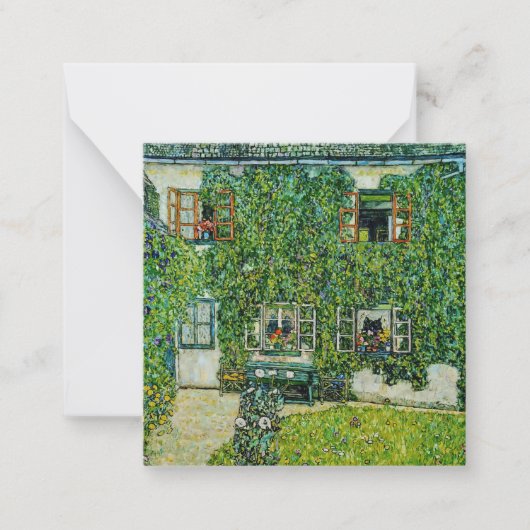 Carte De Correspondance Gustav Klimt - La Maison de Guardaboschi (Devant)