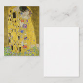 Carte De Correspondance Gustav Klimt - Le baiser (Devant / Derrière)