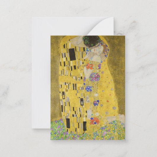Carte De Correspondance Gustav Klimt - Le baiser (Devant)