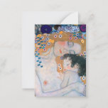 Carte De Correspondance Gustav Klimt - Mère et Enfant<br><div class="desc">Mère et Enfant (détail de trois ans de femme) - Gustav Klimt,  Huile sur toile,  1905</div>