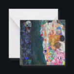 Carte De Correspondance Gustav Klimt - Mort et vie<br><div class="desc">Décès et vie - Gustav Klimt,  Huile sur toile,  1910-1915</div>