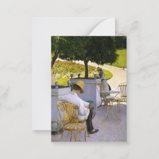 Carte De Correspondance Gustave Caillebotte - Les Orangers (Devant)