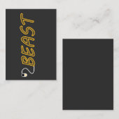 Carte De Correspondance Gym Beast se réveiller (Devant / Derrière)