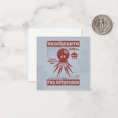 Carte De Correspondance Habits de pieuvre (Devant/Arrière en situation)