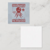 Carte De Correspondance Habits de pieuvre (Devant / Derrière)