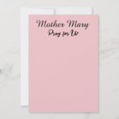 Carte De Correspondance Hail Mary (Dos)