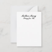 Carte De Correspondance Hail Mary Note Card (Dos)
