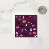 Carte De Correspondance Halloween (Devant/Arrière en situation)