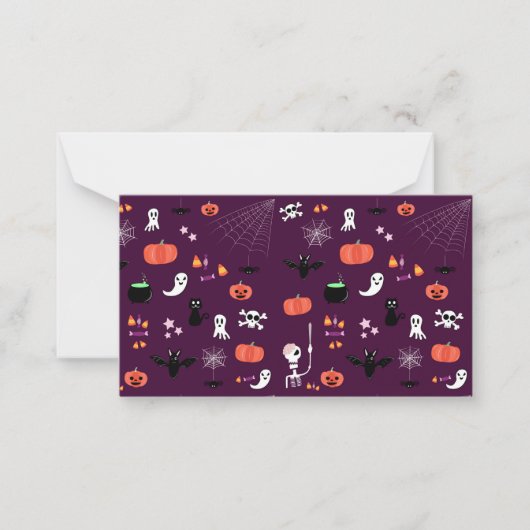 Carte De Correspondance Halloween (Devant)