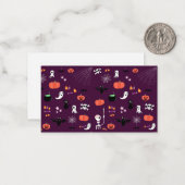 Carte De Correspondance Halloween (Devant/Arrière en situation)