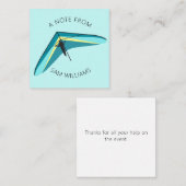 Carte De Correspondance Hang Gliding (Devant / Derrière)