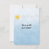 Carte De Correspondance Happy Easter Baby Boy (Dos)