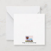 Carte De Correspondance Happy Easter Dachshund Easter Bunny card (Dos)