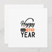 Carte De Correspondance Happy New Year 2022 (Devant / Derrière)